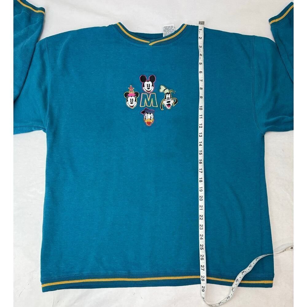 Vintage Mickey & Co. Disney Sweatshirt 1990s Goofy Donald Duck - Size XL
